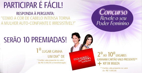 Koleston faz promoção com o Esquadrão da Moda
