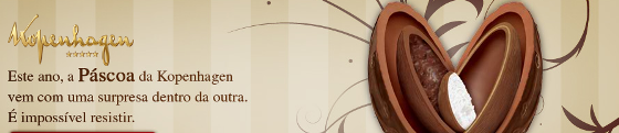 Um ano de chocolate na promo da Kopenhagen