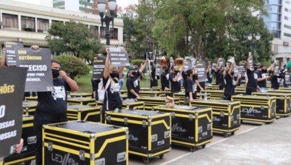 Profissionais do setor de eventos pedem socorro em Curitiba