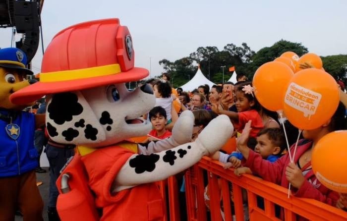 Dia de Brincar da Nickelodeon sob a batuta da Outra Praia