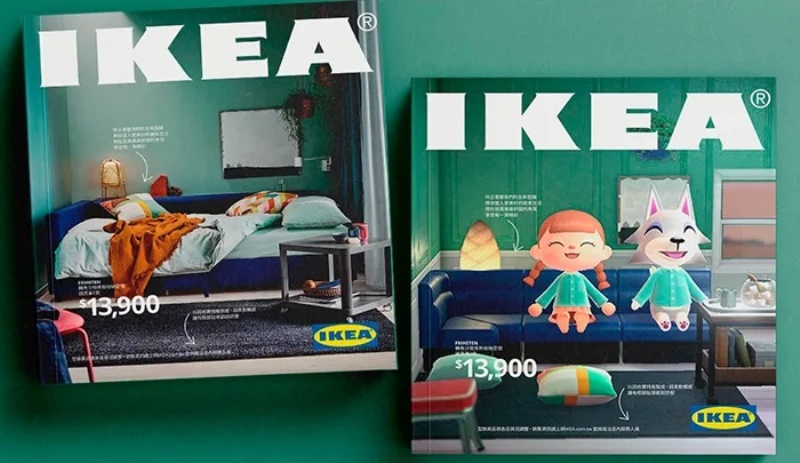 Ikea cria uma versão de seu catálogo com personagens do Animal Crossing