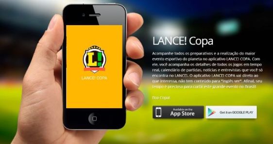 Aplicativo do Lance! de olho na Copa do Mundo