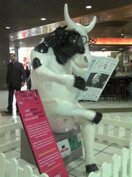 Vaca à solta no Beiramar 
