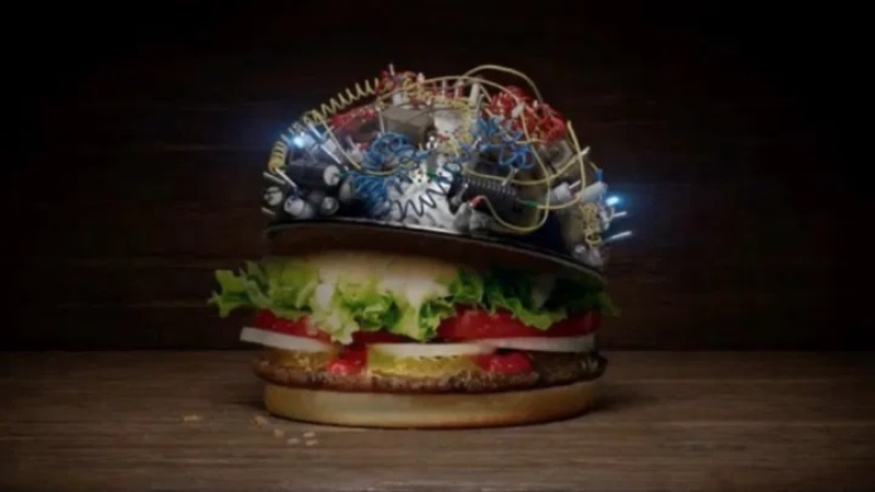 Burger King França apresenta os sanduíches no futuro