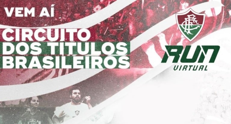 Corrida virtual do Fluminense celebra os quatro títulos do clube