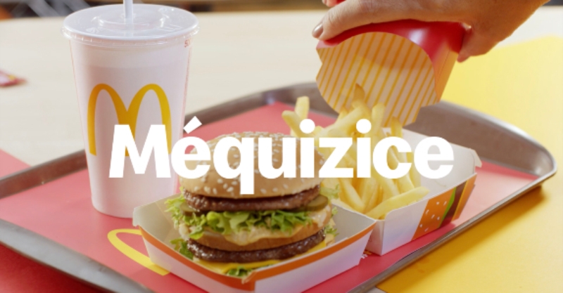 'Méquizice' na nova campanha do McDonald's