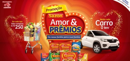 Amor & Prêmios da Sazón sorteia 10 carros zero km