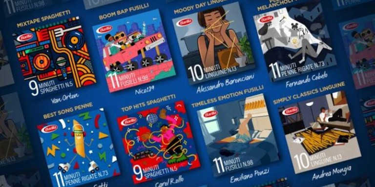 Barilla cria playlists para funcionar como timers