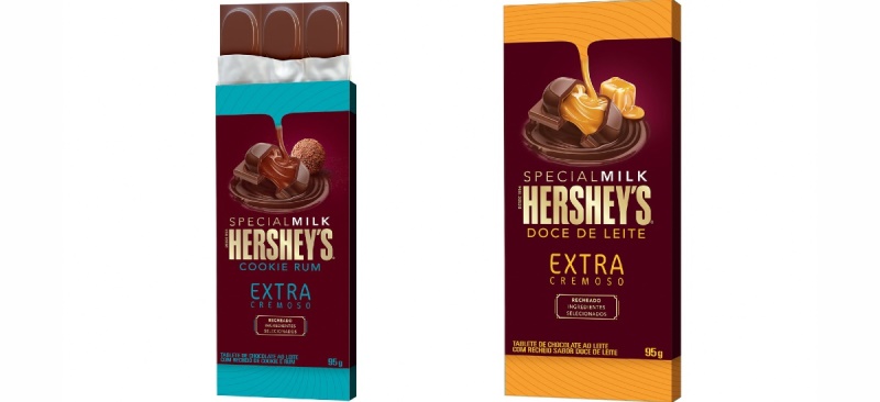 Hershey’s apresenta sua primeira barra de chocolate recheada