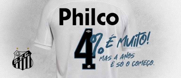 Philco renova parceria com o Santos