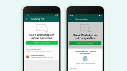 WhatsApp Web vai pedir biometria para desbloqueio