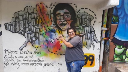 Motoristas da 99 são homenageados com artes urbanas