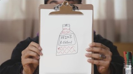 Heinz compartilha desenhos do ketchup feitos por consumidores