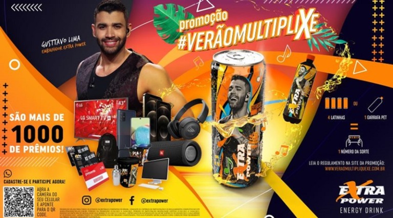Gusttavo Lima é o embaixador da ação promo do Extra Power