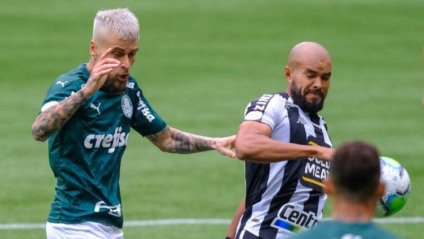 De olho no Mundial, Palmeiras fica no 1x1 com o Botafogo