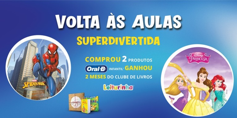 Oral-B realiza ação promo em parceria com clube de livros infantis