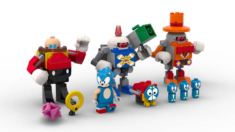 Lego apresenta conjunto inspirado em Sonic Mania