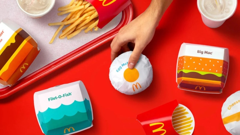 Embalagens do McDonald's ganham novo design