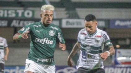 Já rebaixado, Coritiba vence o Palmeiras