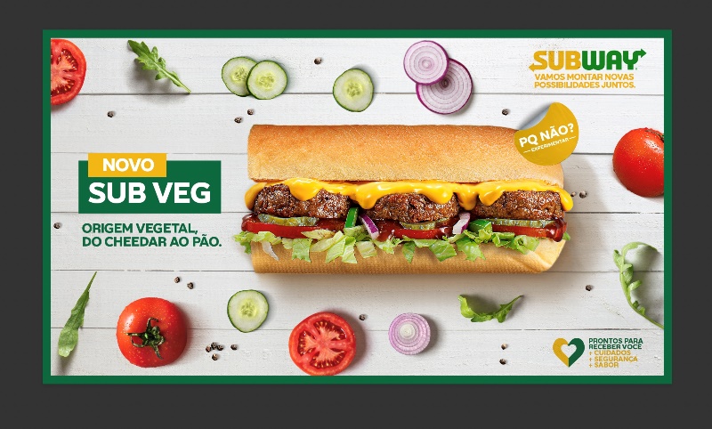 Subway estimula à experimentação do SubVeg