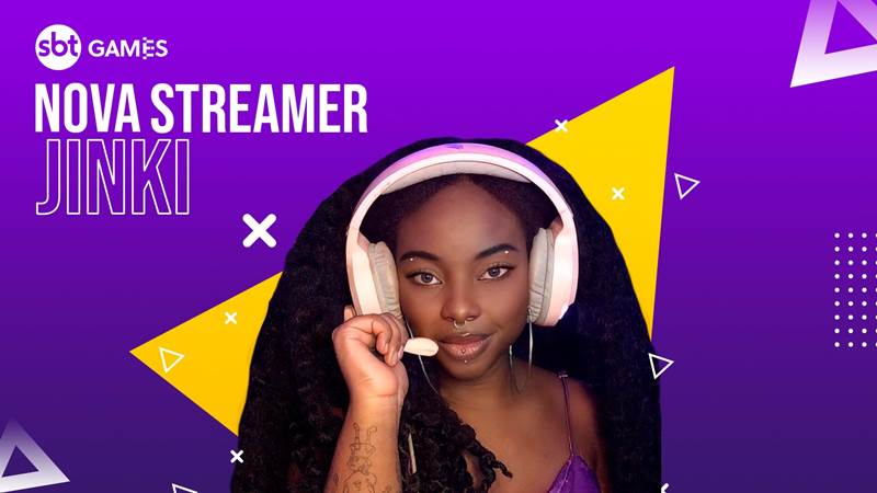 Gabriela ‘Jinki’ é a nova streamer do SBT