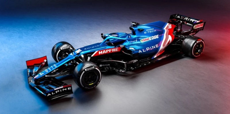 Alpine apresenta seu carro para a temporada 2021 da F1