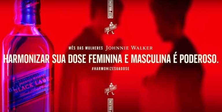Campanha da Johnnie Walker ressalta busca pela equidade de gênero
