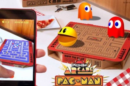 Pizza Hut cria caixas com jogo ‘Pac-Man’ em realidade aumentada