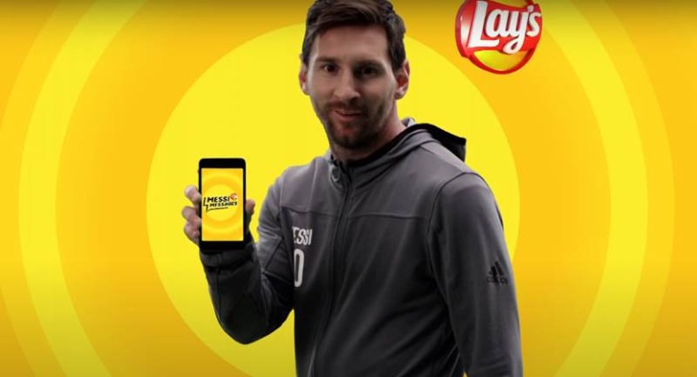 Lay’s usa 'robô' de Messi para ativar a Champions League