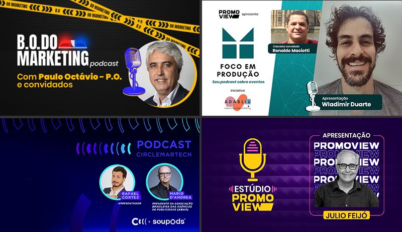 Nova temporada de podcasts amplia conteúdo para o live marketing