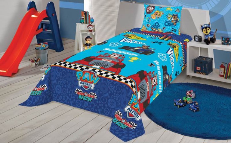 Nickelodeon apresenta linha de roupa de cama da Patrulha Canina