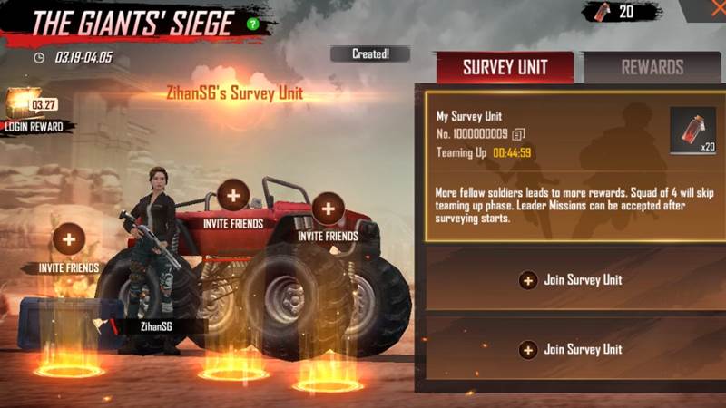 Evento Domínio dos Titãs chega ao Free Fire 