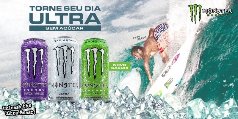 Monster Energy leva o surf para mais de 1000 pontos de venda