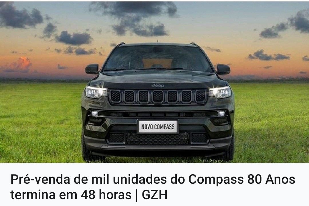 Fernando Henrique comemora vendas do novo Jeep Compass