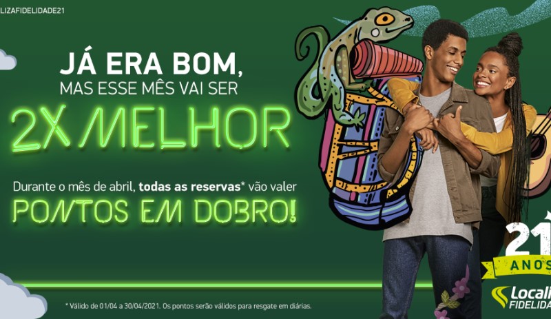 Localiza promove ação promocional para celebrar 21 anos