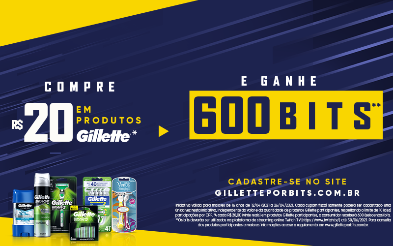 Gillette anuncia o retorno de Gaming Alliance