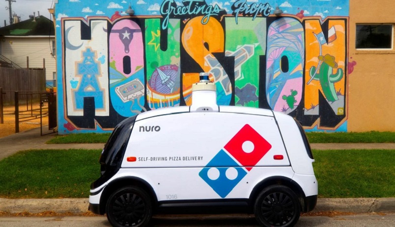 Domino’s começa a usar robôs autônomos