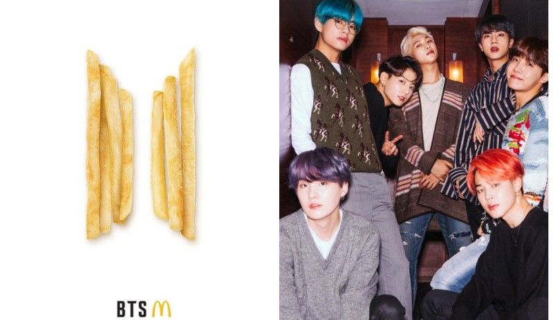 BTS assina combo para McDonald's com lançamento mundial