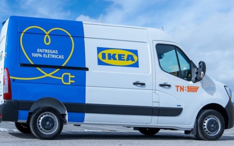 Veículos elétricos entram na frota de entregas da Ikea em Portugal