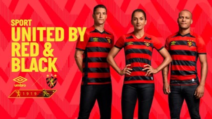 Umbro Brasil lança novas camisas do Sport Recife