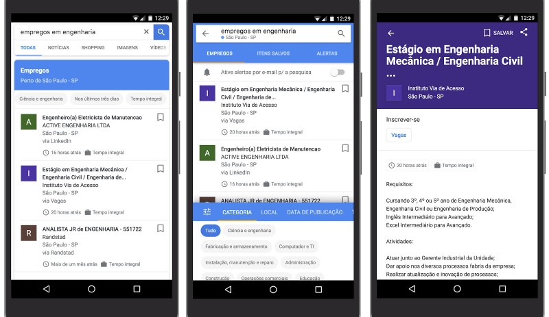 Google dá dicas para encontrar emprego on-line