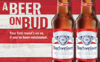 Budweiser oferece cerveja grátis para quem for vacinado