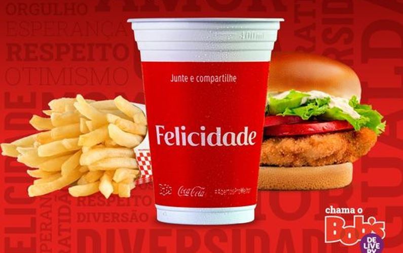 Bob's e Coca-Cola levam palavras positivas ao consumidor