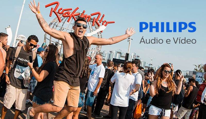 Philips Áudio e Vídeo é apoiadora do Rock in Rio Brasil 2022