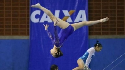Caixa é patrocinadora da Confederação Brasileira de Ginástica