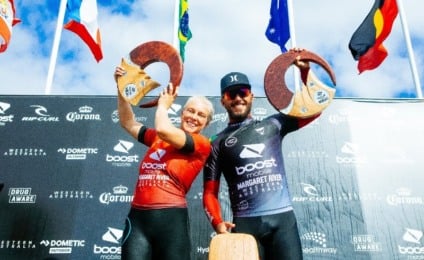No surfe, só deu Brasil na Austrália