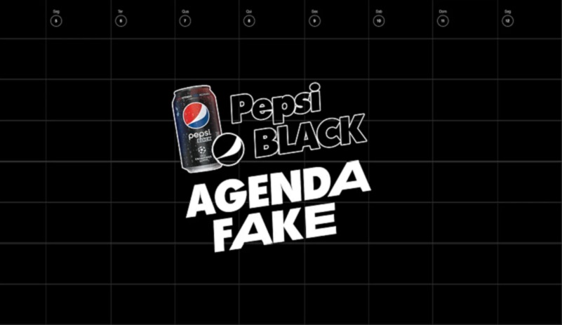 Pepsi cria agenda fake nos jogos da Champions League