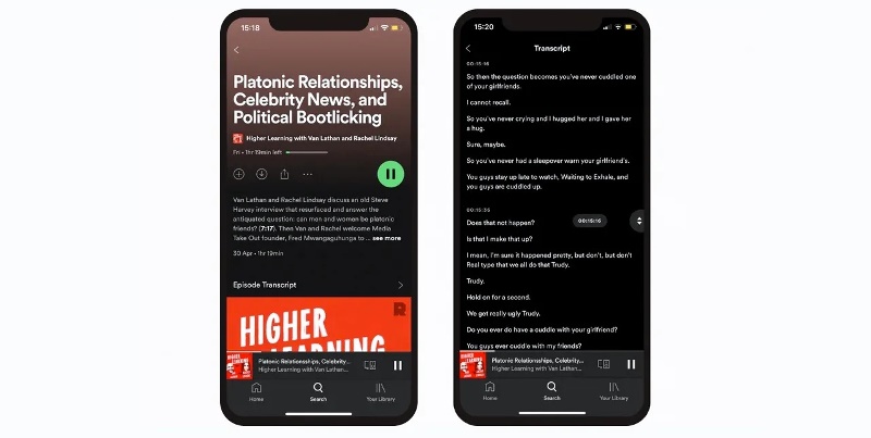 Spotify começa a transcrever podcasts automaticamente