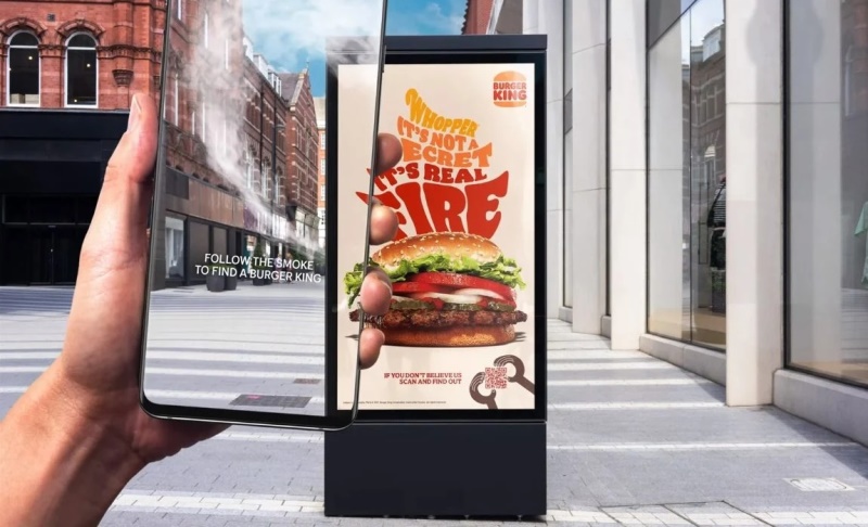 Burger King usa sinal de fumaça para atrair o público