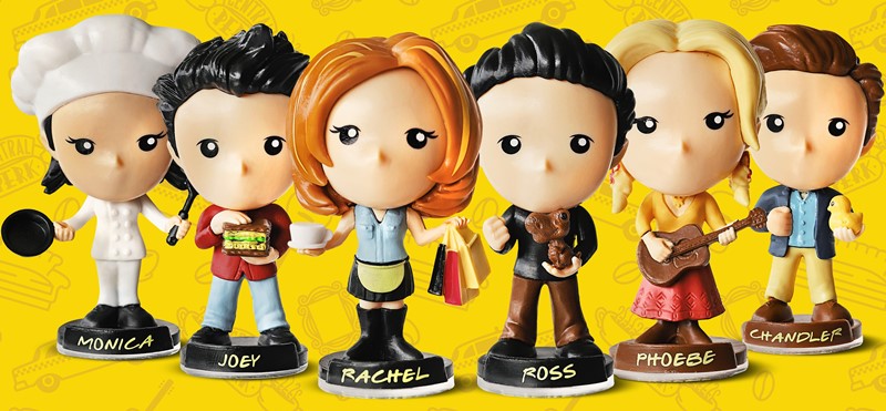 Miniaturas de 'Friends' chegam ao Bob's